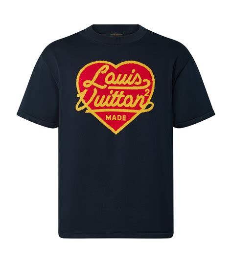 louis vuitton heart t-shirt|louis vuitton t shirt 2021.